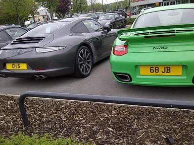 UK Number Plate CH 5