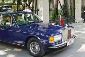 CHN 1 on a vehicle — China diplomatic registration