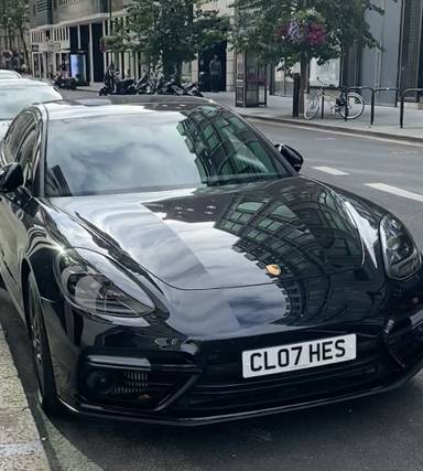 UK Number Plate CL07 HES
