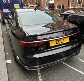 COL 1 on a vehicle — Colombia diplomatic registration