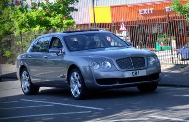 UK Number Plate CR 1