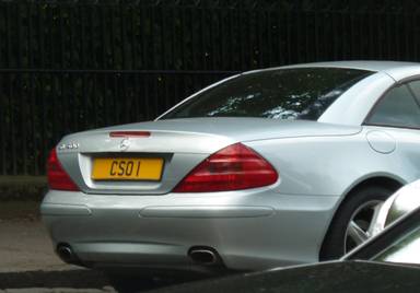 UK Number Plate CSO 1