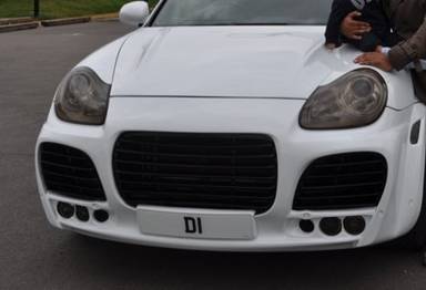 UK Number Plate D 1