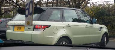 UK Number Plate D 10