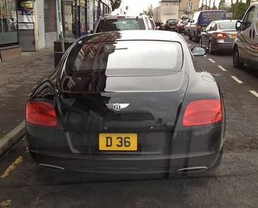UK Number Plate D 36