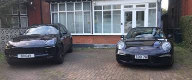 UK Number Plate D3 CAY