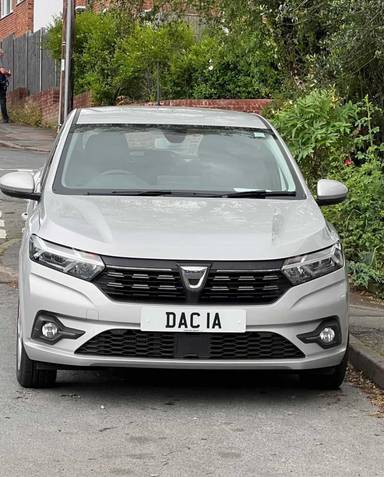 UK Number Plate DAC 1A