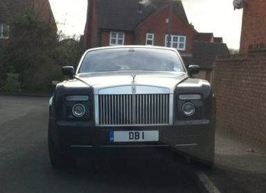 UK Number Plate DB 1
