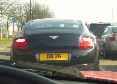 UK Number Plate DB 26
