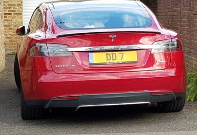 UK Number Plate DD 7