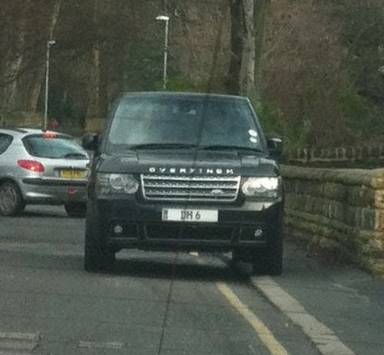 UK Number Plate DH 6