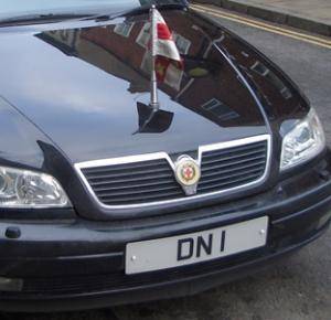 UK Number Plate DN 1