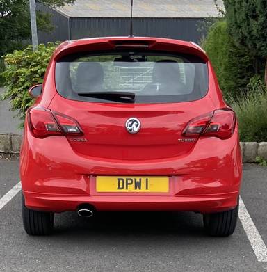 UK Number Plate DPW 1