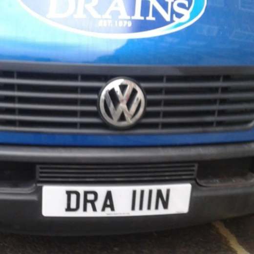 DRA 111N number plate – Pimlico Plumbers