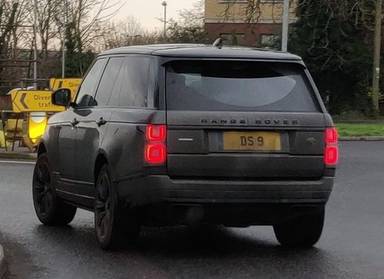 UK Number Plate DS 9