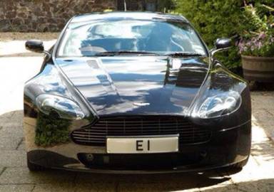 UK Number Plate E 1