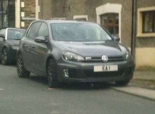 UK Number Plate EA 1
