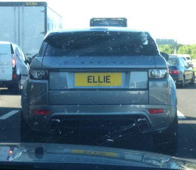 UK Number Plate ELL 1E