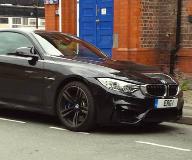 UK Number Plate ERG 1