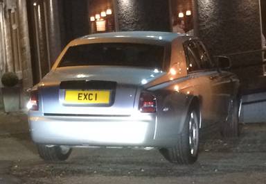 UK Number Plate EXC 1