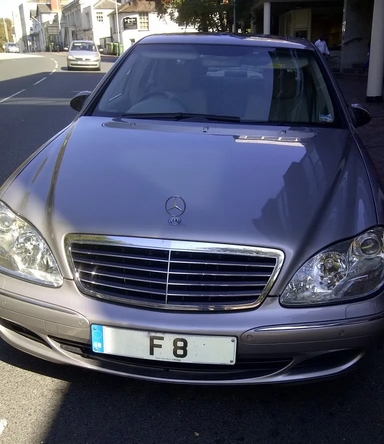 UK Number Plate F 8