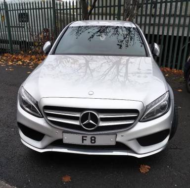 UK Number Plate F 8