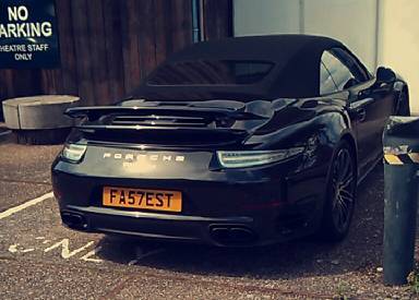 UK Number Plate FA57 EST