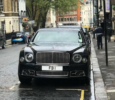 UK Number Plate FB 1