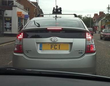 UK Number Plate FC 1