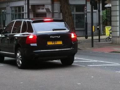 UK Number Plate FD 1