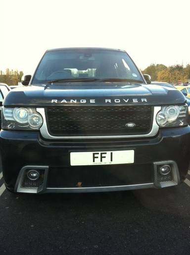 UK Number Plate FF 1