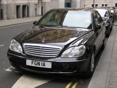 UK Number Plate FGN 1A