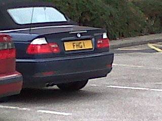 UK Number Plate FHG 1