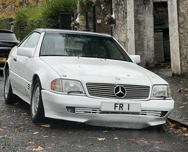 UK Number Plate FR 1