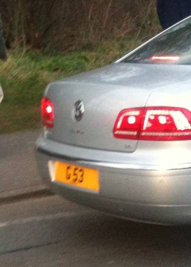 UK Number Plate G 53
