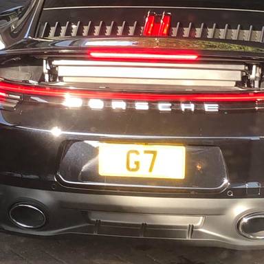 UK Number Plate G 7