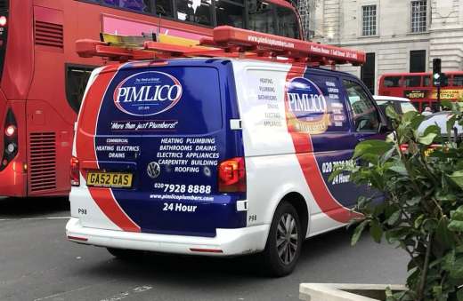 GA52 GAS number plate – Pimlico Plumbers