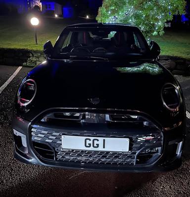 UK Number Plate GG 1