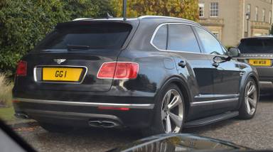 UK Number Plate GG 1