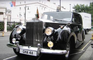 UK Number Plate GHA 4A