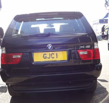 UK Number Plate GJC 1