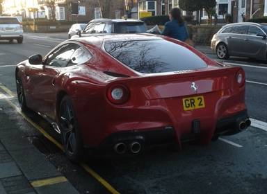 UK Number Plate GR 2