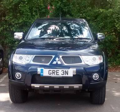 UK Number Plate GRE 3N