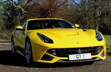 UK Number Plate GT 2