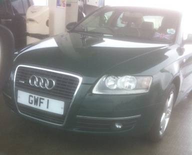 UK Number Plate GWF 1