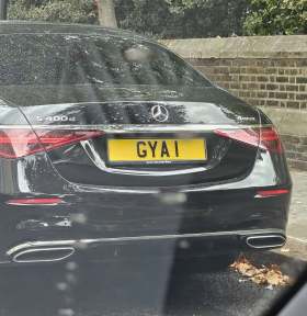 GYA 1 on a vehicle — Guyana diplomatic registration