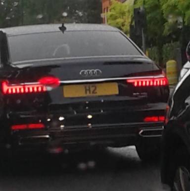 UK Number Plate H 2