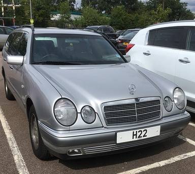 UK Number Plate H 22