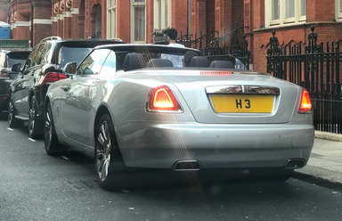 UK Number Plate H 3