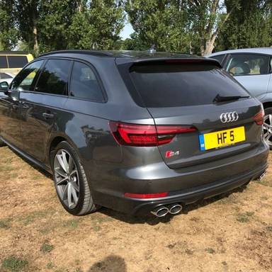 UK Number Plate HF 5